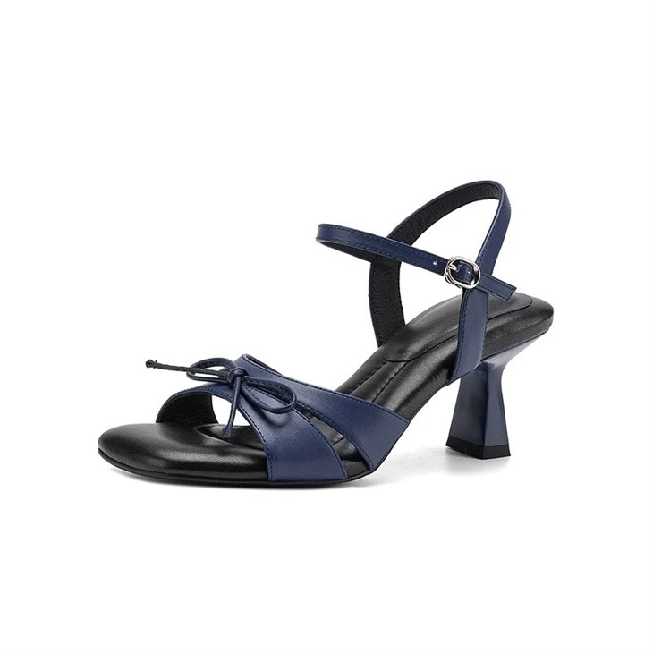 Feminine Kawaii Elegant Bow Decorated Sandals factory