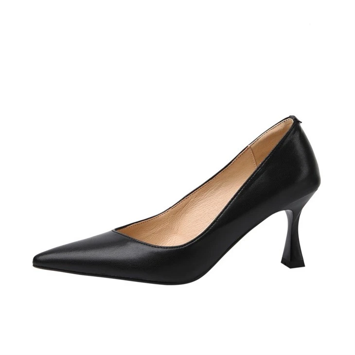 Korean Style Low-cut Pointed Toe Elegant Heels best