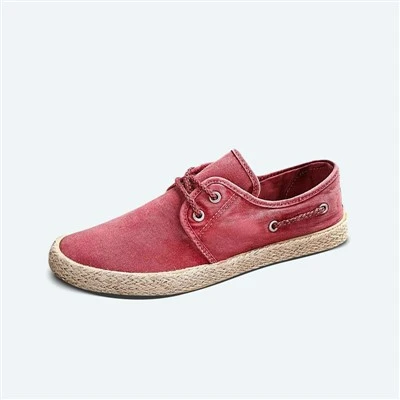 लाल कैनवास के जूते Espadrilles Mens